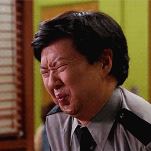 Comedian Ken Jeong Pouting GIF