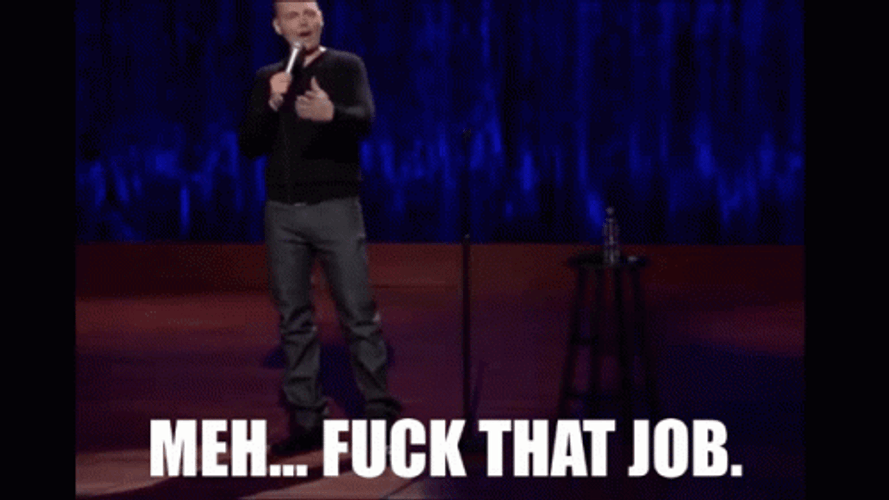 Comedian Making Meh Face GIF