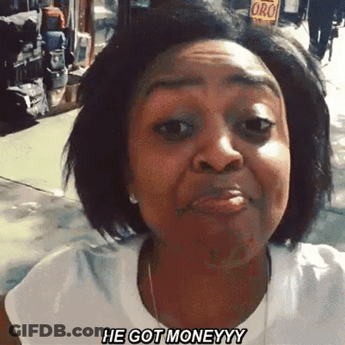 Comedian Quinta Brunson He Got Money Meme GIF