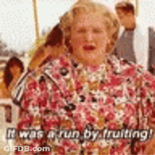 Comedian Robin Williams As Mrs Doubtfire GIF