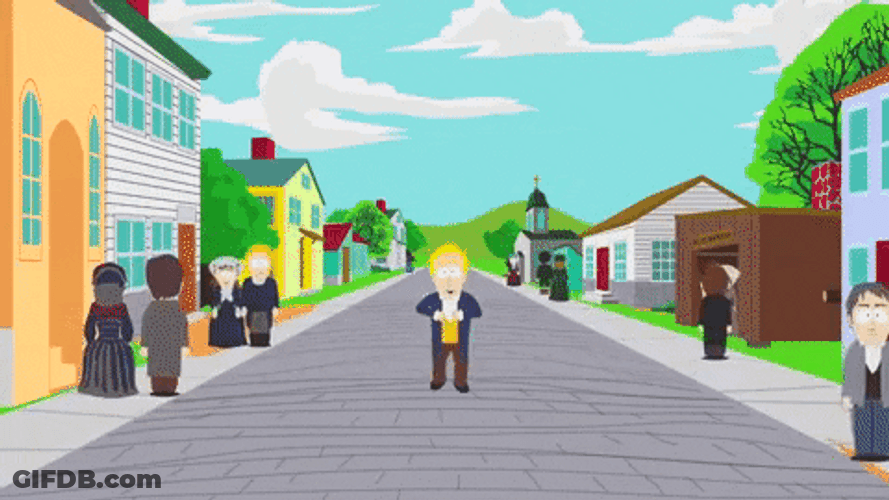 Comedy Central Joseph Smith Walking GIF