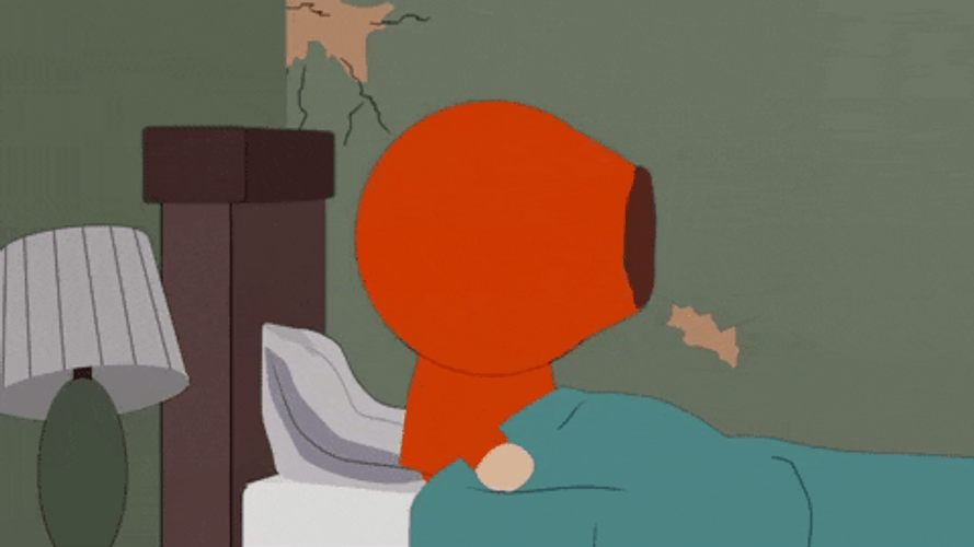 Comedy Central Kenny McCormick Lay On Bed GIF