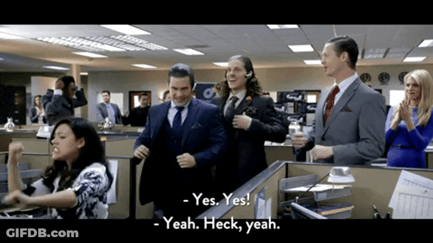 Comedy Central Workaholic Excited Yes GIF