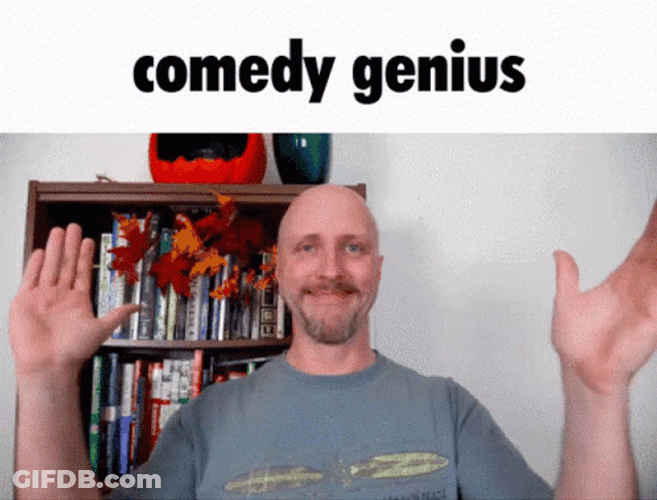 Comedy Genius Clapping Meme GIF