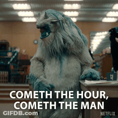 Cometh The Man GIF