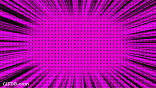 Comic Book Background With Dots And Rays GIF