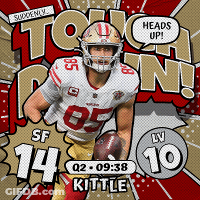 Comic Book Football Player Kitle GIF