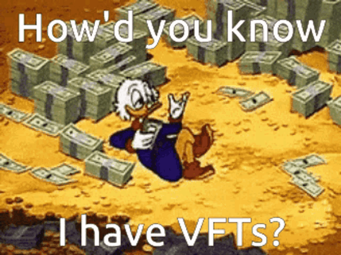 Comics Scrooge Mcduck Counting Cash I Have Vfts GIF