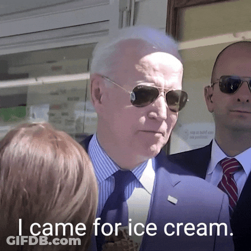 Coming For Biden Ice Cream GIF
