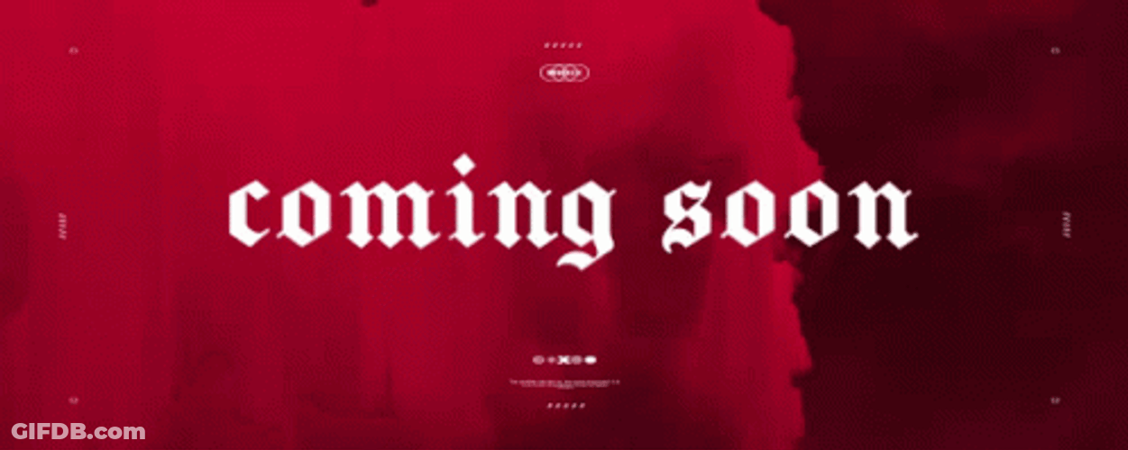 Coming Soon Fiery Background GIF