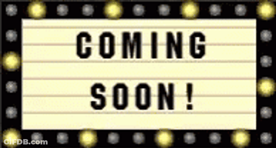 Coming Soon Theater Marquee Flashing Lights GIF