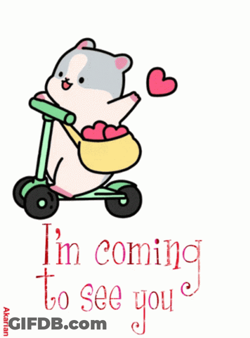 Coming Soon Tossing Hearts Cute Cartoon GIF