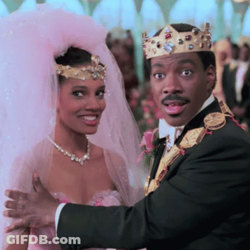 Coming To America Eddie Murphy Wedding GIF