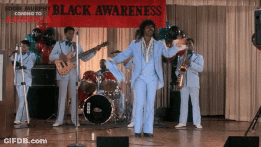 Coming To America Randy Watson Mic Drop GIF