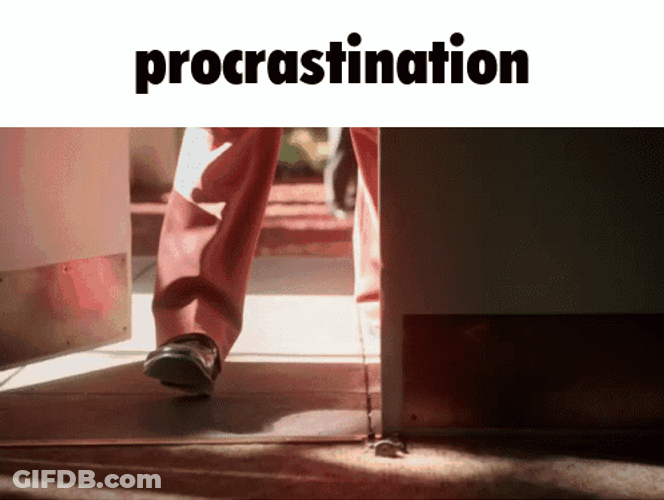 Coming To Work After A Long Procrastination GIF