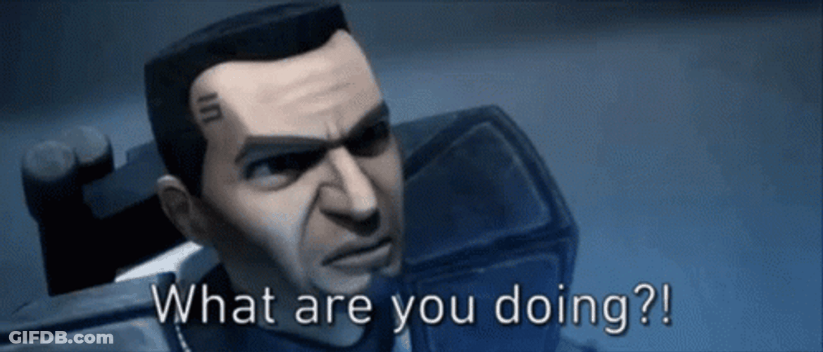 Commander Cody Clone Wars Giving Command GIF