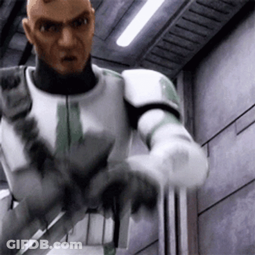 Commander Gree On Clone Wars GIF