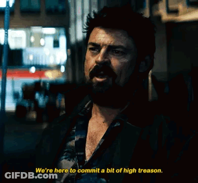 Commit Treason Billy Butcher GIF