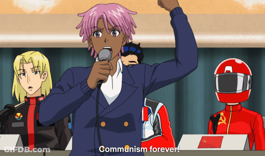 Communism Forever Kaz Kaan Neo Yokio GIF