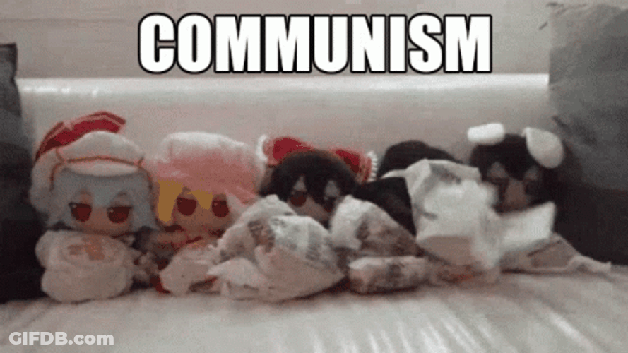 Communism Stuff Toys Fumo Touhou Burger GIF