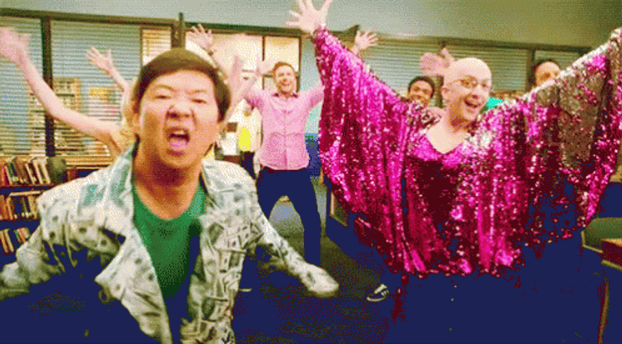 Community Ben Chang Shimmy GIF