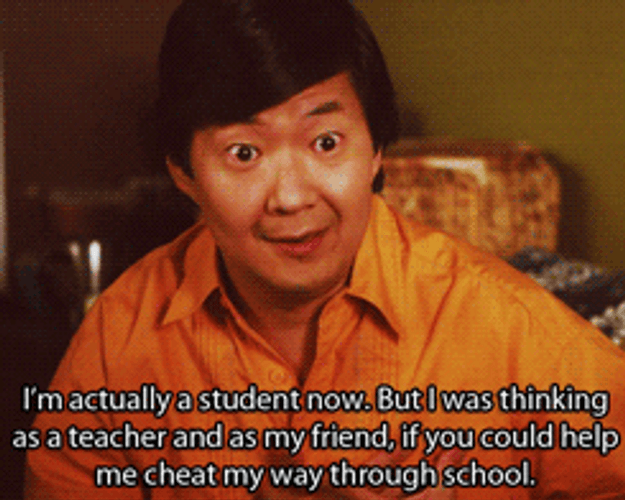 Community Ben I'm A Student GIF