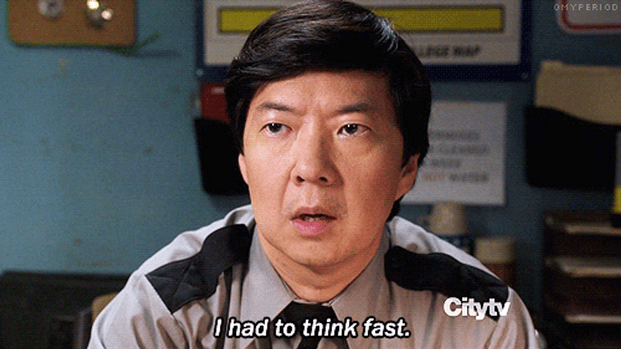 Community Ben Think Fast GIF