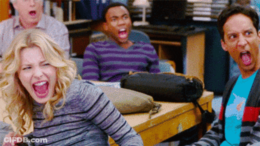 Community Everyone Shocked GIF