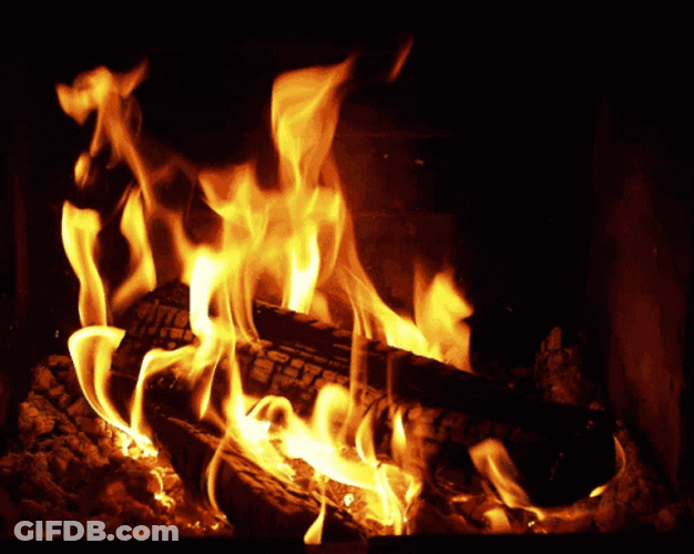 Community Fire Cozy Lofi Winter GIF