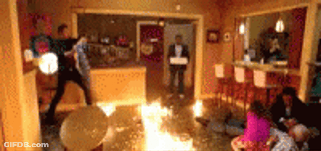 Community Fire Putting It Out GIF