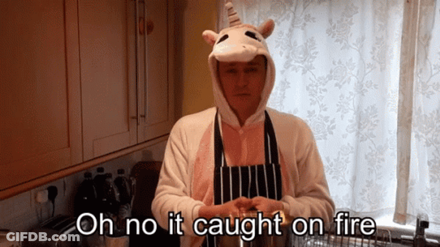 Community No It Caught On Fire GIF