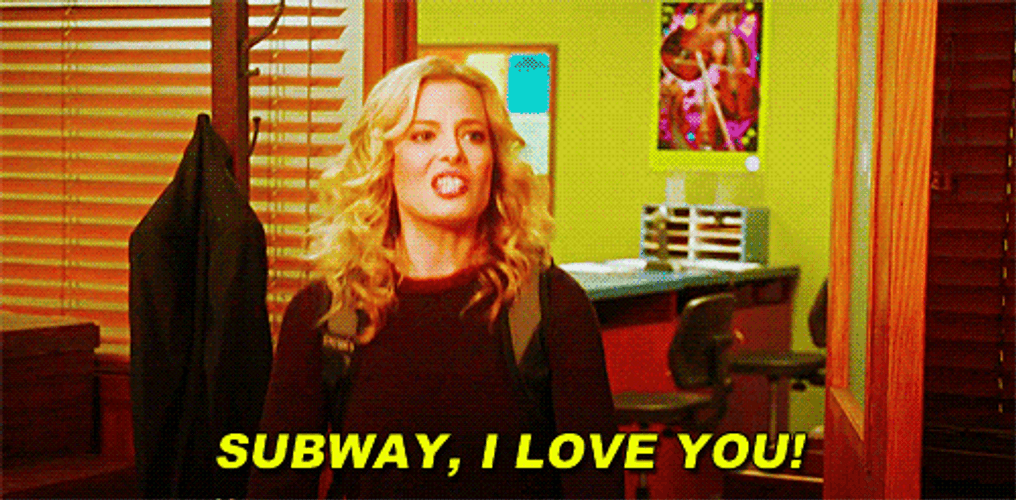 Community Subway I Love You GIF