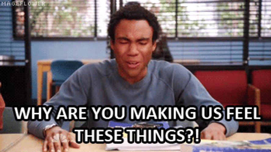 Community Troy Feel Things GIF