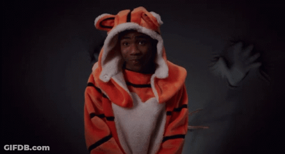 Community Troy Tiger Onesie GIF