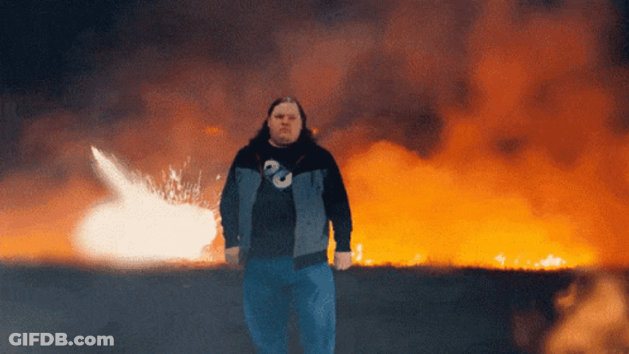 Community Walking Through Fire GIF