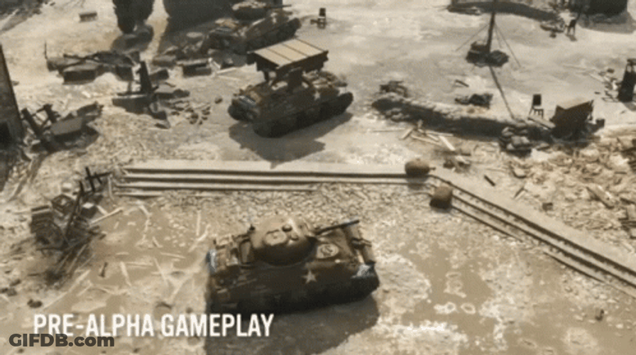 Company Of Heroes 2 Army Tanks GIF