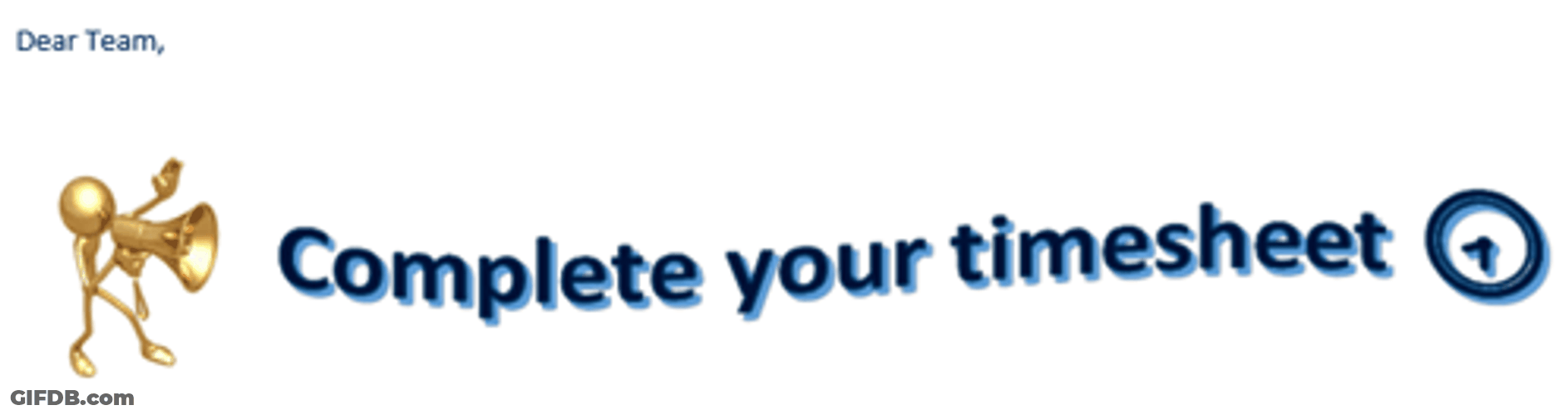 Complete The Timecard Reminder GIF