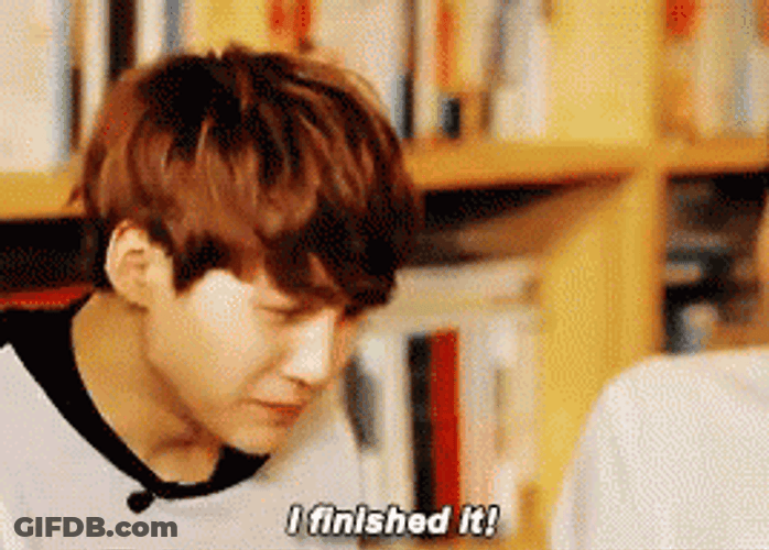 Completed BTS Suga Raising Hand GIF