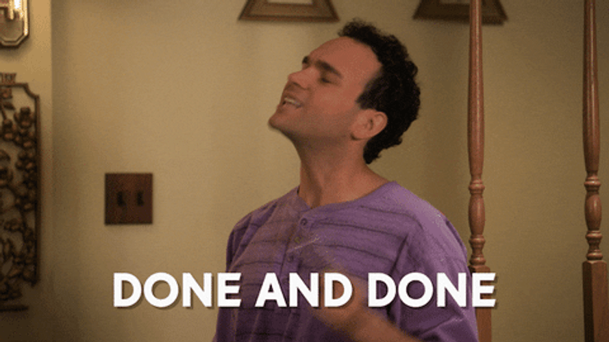 Completed The Goldbergs Barry GIF
