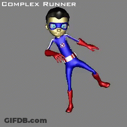 Complex Runner Character GIF