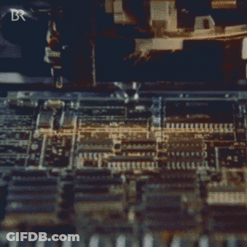 Computer Chip Factory Setting GIF