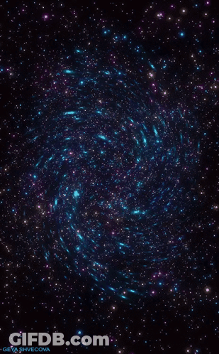 Computer Generated Galaxy With Name Geya Sivecova GIF