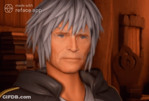 Computer Generated Man Face Reface App GIF