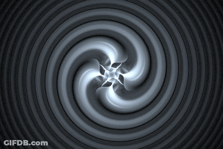 Computer Hypnotic Spiral Loop GIF