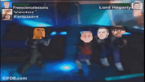 Computer Screen Video Game Lord Hegarty Vs Vector Farquaard GIF