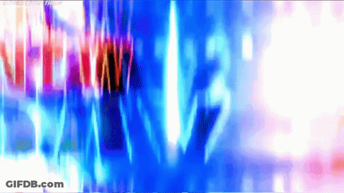 Computer Screen With Blue Pink Background V3 GIF
