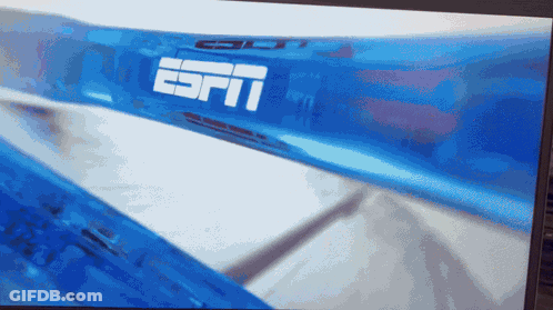 Computer Screen With ESPN Logo GIF