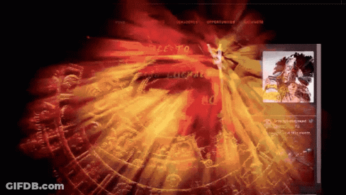Computer Screen With Woman And Text Ace To GIF