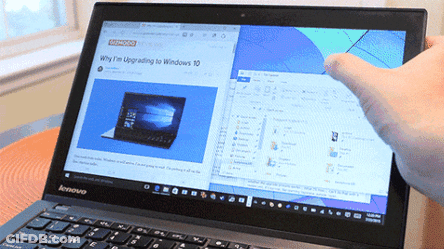 Computer Updating To Microsoft Windows 10 GIF