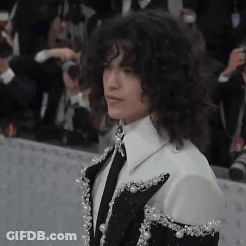 Conan Gray Met Gala GIF